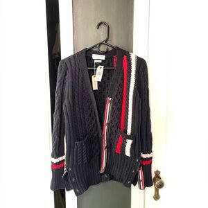 Thom Browne Cableknit Cardigan